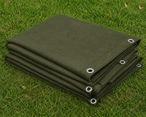 Olive green tarpaulin tarp - green,