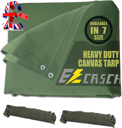 Canvas tarp 52x2 13m - tarp, 1.52x2.13m