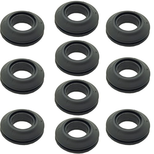 Black plastic snap eyelets - 30,