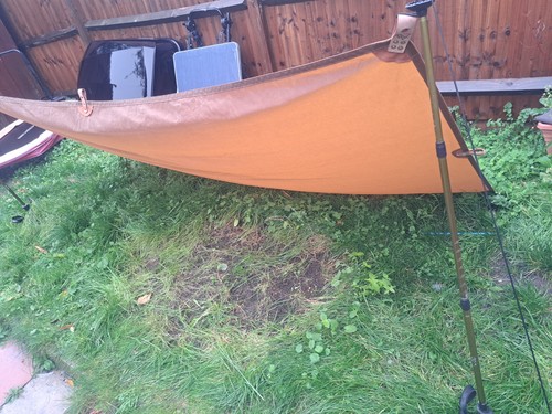 Waxed canvas tarp - waxed,