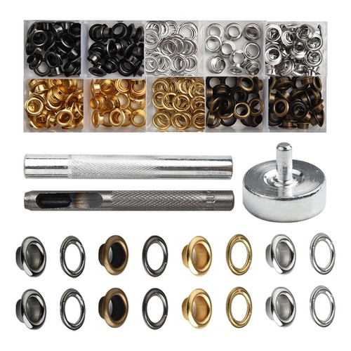 Metal eyelet kit tool - eyelet, brass