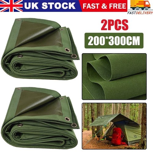 Heavy duty canvas tarp - 2x,