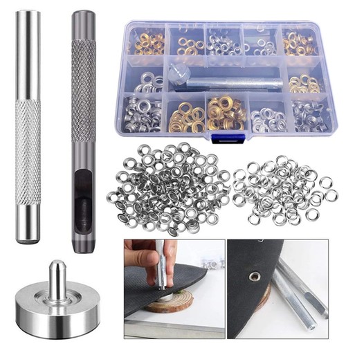 Metal eyelet kit tool brass - eyelet,