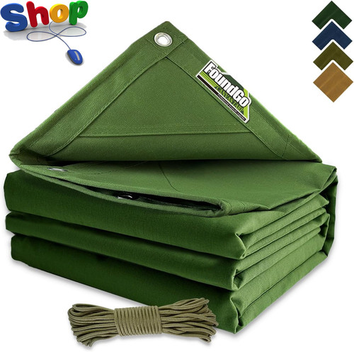 Canvas tarp 2x2 55mm 22 - canvas,