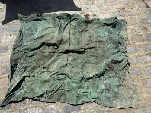 Vintage canvas oilskin - bt,