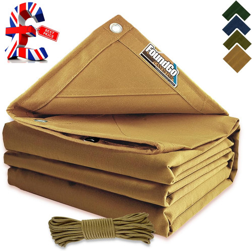 Canvas tarp 1x2m 55mm 22 - tarp, 0.55mm/22