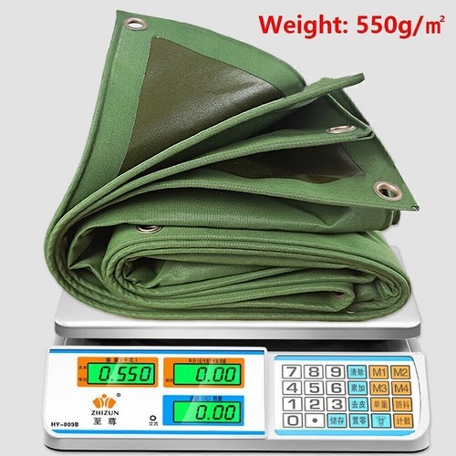 Green heavy duty canvas tarp - heavy‑duty,